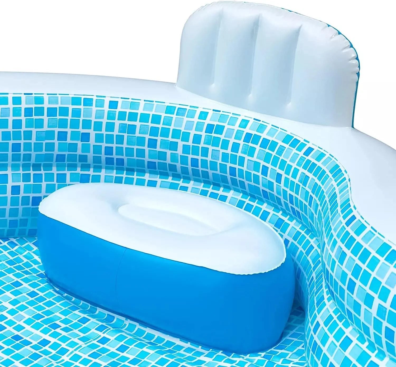 Members Mark Elegant Family Pool 10 Feet Long 2 Inflatable Seats