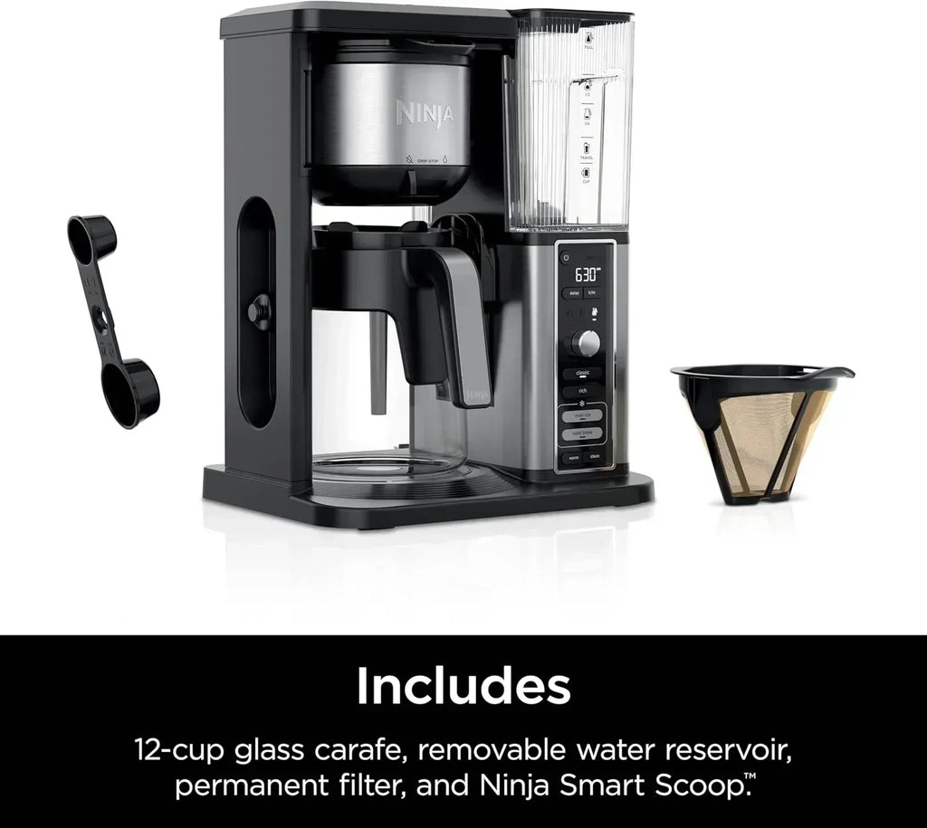 Extra Large Hot and Iced Coffee Maker with Fast Cold Brew 4 Brewing Methods 8 Sizes