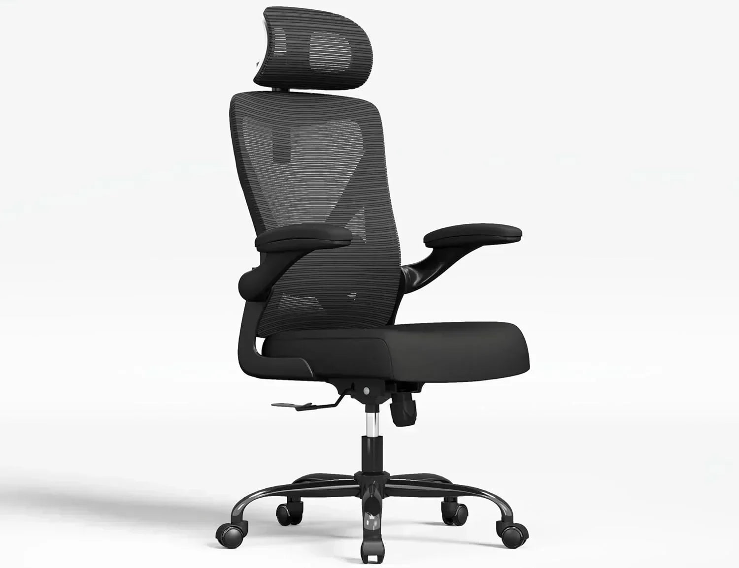 Office computer desk and chair gaming chair with lumbar support and headrest