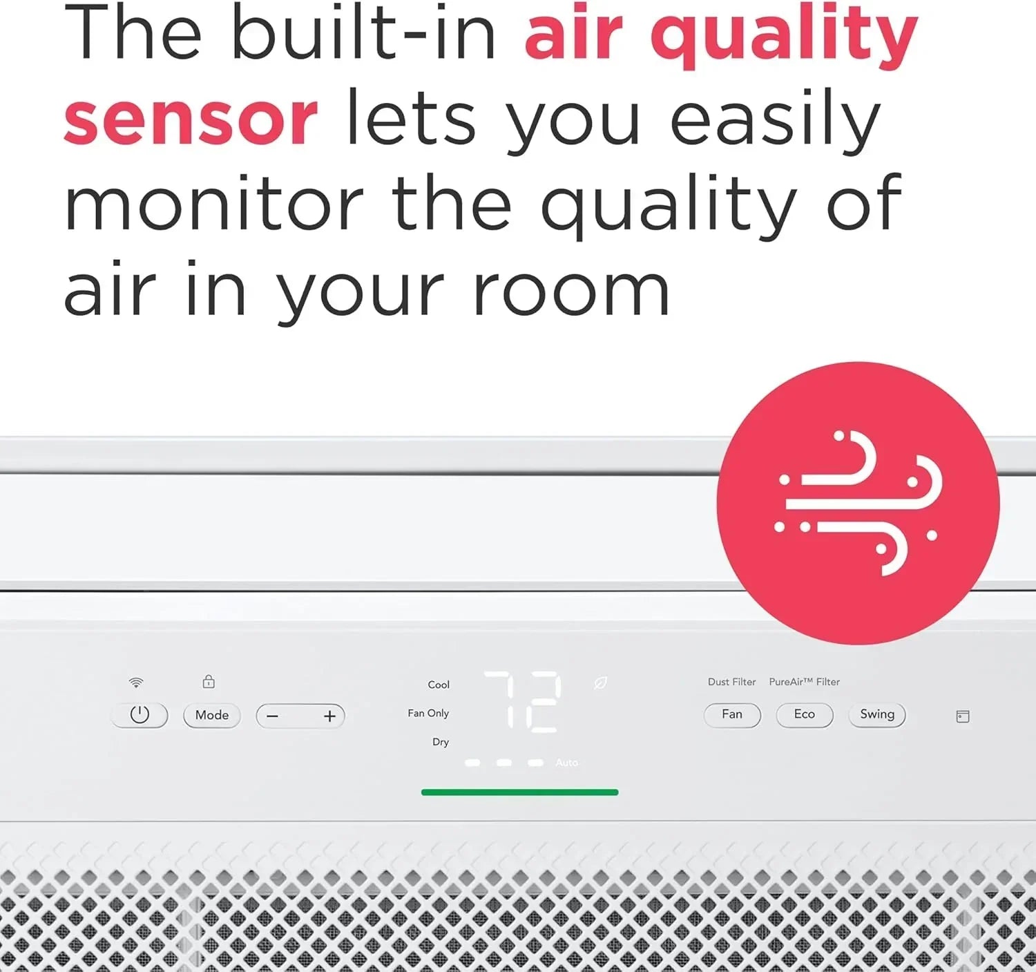 Frigidaire GHWQ103WC1 Inverter Quiet Temp Room Air Conditioner 10,000 BTU with Wi-Fi Connected
