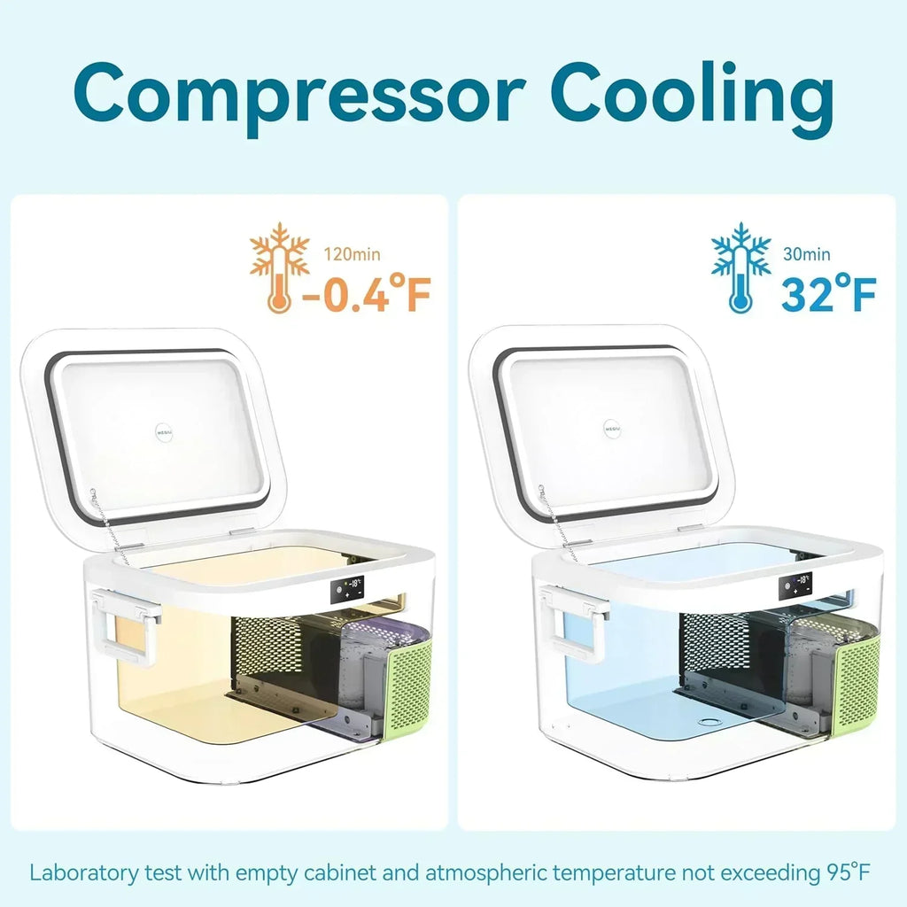 Car Fridge Portable 12 Volt Refrigerator 23 Quart (22 Liter) Freezer Compressor Cooler 12V/24V