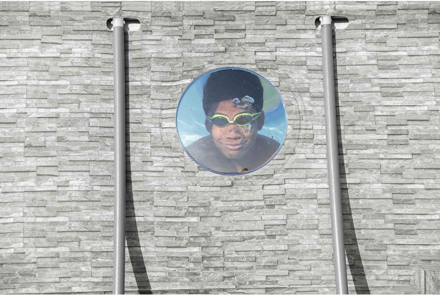 Power Steel Swim Vista Series II 14' x 8' 2 x 39.5 Above Ground Outdoor Swimming Pool Set with 530 GPH Filter Pump, Ladder, and Pool Cover