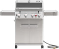 Monument Grills 4+1 Burner Natural Gas Grill with Natural Gas Hose, 50,000 BTU Stainless
