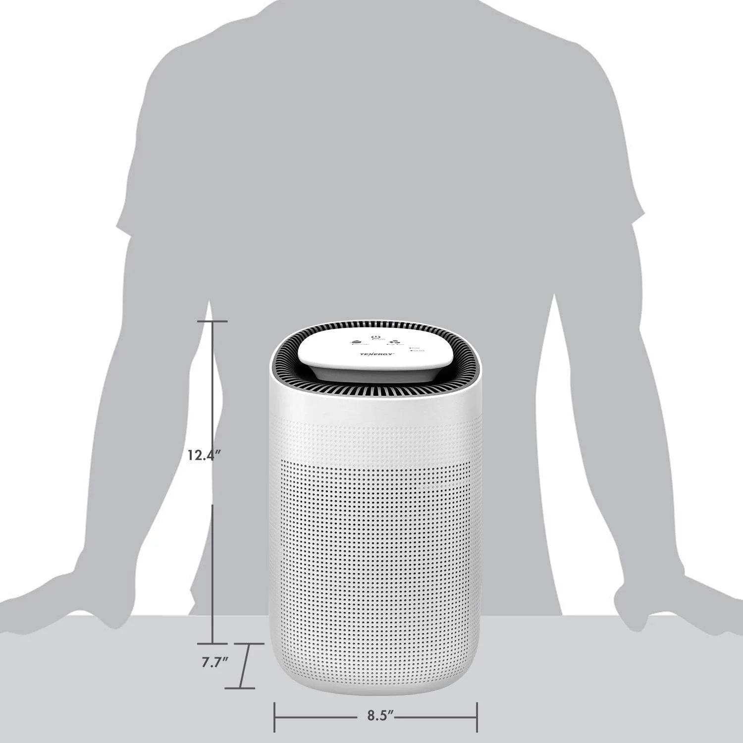 Sorbi 1000ml Air Dehumidifier w/Purifying Function, True HEPA Filter, Auto Shutoff, Touch Control Adjustable Air Speed, Ultra-Quiet, Ideal for Closets & Bathrooms