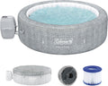 Coleman Sicily AirJet Large Round 5 to 7 Person Inflatable Hot Tub Portable Outdoor Spa