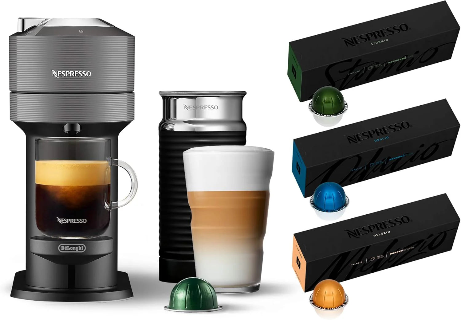 Nespresso Vertuo Next by De��Longhi White Coffee & Espresso Machine